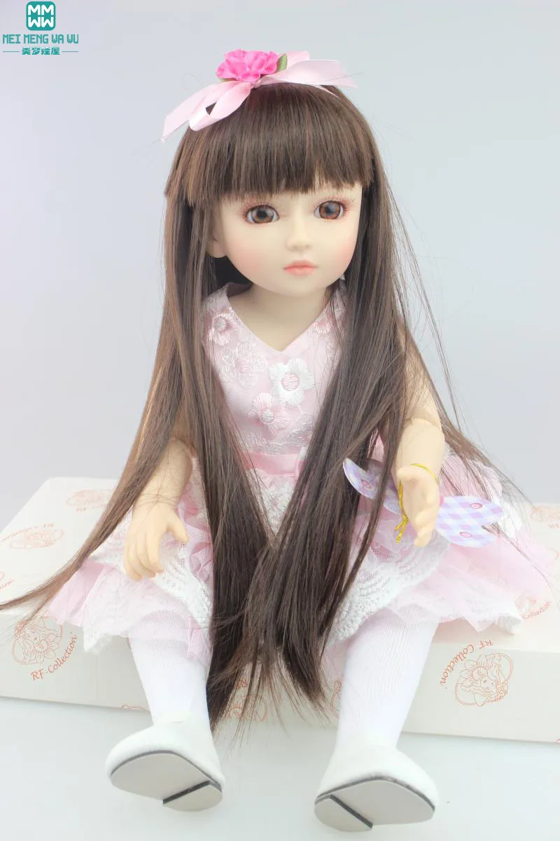 45 см Высокое качество куклы/baby SD/BJD эмуляция красивая принцесса шарнирная кукла для укладки волос платье кукла