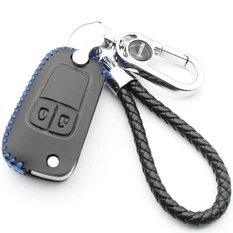 Чехол для ключей FLYBETTER 2B из натуральной кожи Chevrolet Aveo Opel Vauxhall/Corsa Buick Excelle
