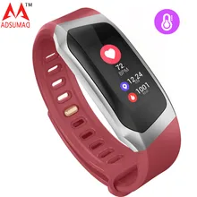 Смарт-браслет E18 модные Цвет Сенсорный экран в форме бриллианта Водонепроницаемый крови Давление кислорода в крови монитор сердечного ритма спортивный ремешок