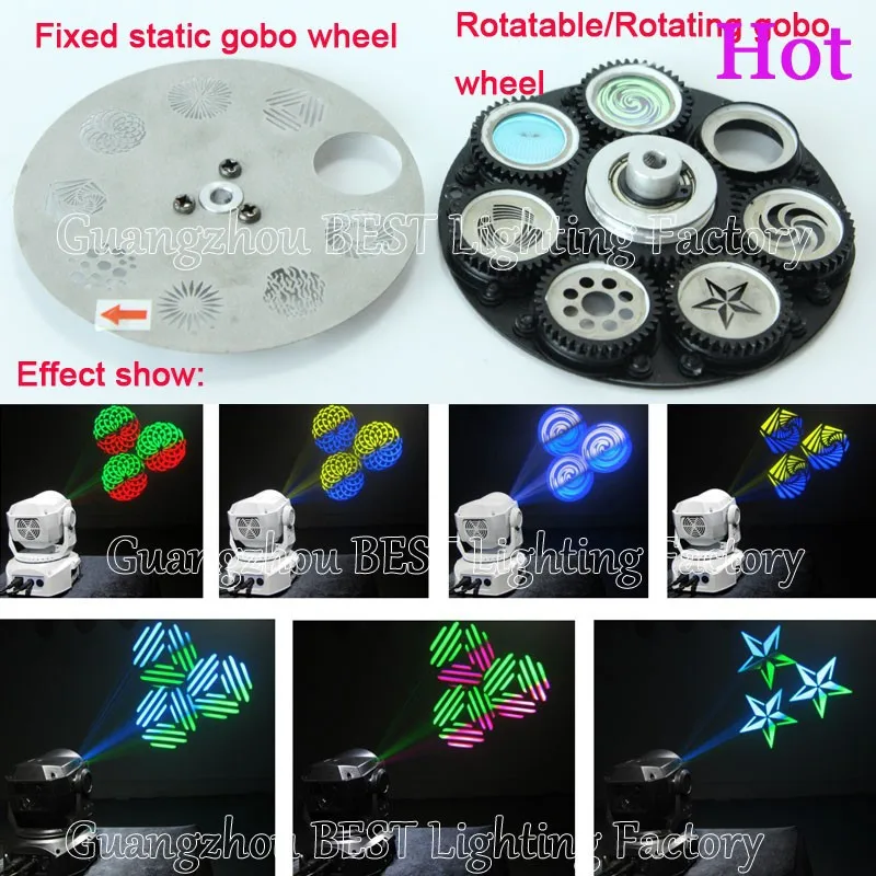 4 шт./лот led spot 90 Вт движущаяся голова светильник spot 90 Вт led moving lyre spot с вращающимся Гобо колесо f светильник чехол moving head