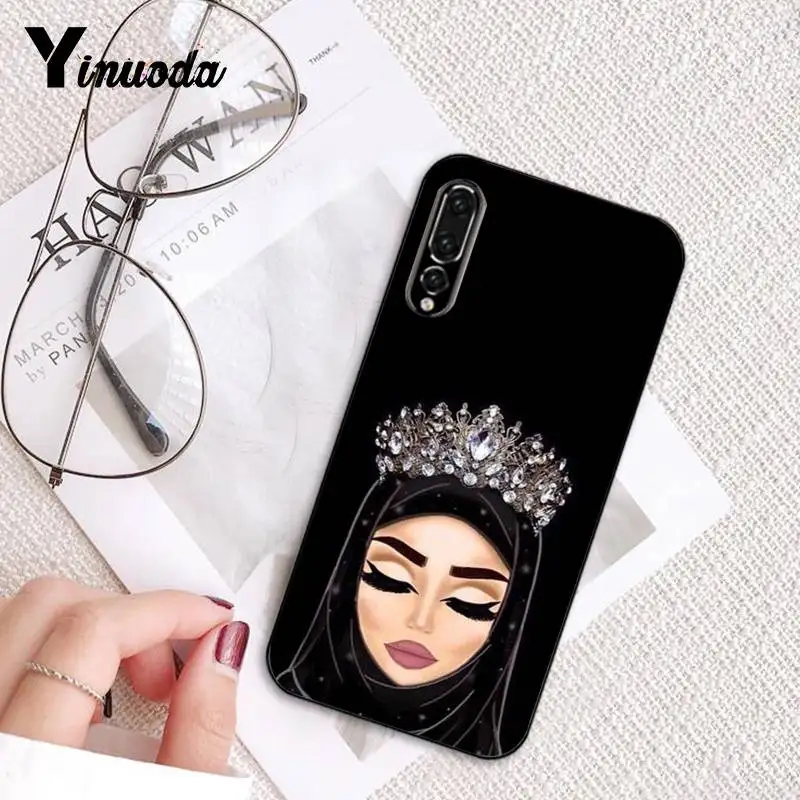 Oriental Woman In Hijab Face Muslim Islamic Gril Eyes Phone Case