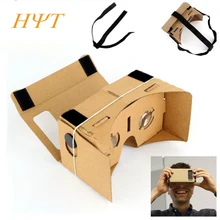 DIY картонные очки виртуальной реальности VR мобильный телефон 3D очки для просмотра 5," экран или с креплением на голову ремень