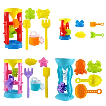 

Double Wheel Hourglass Shove Animals for Children Summer Funny Water Beach Sand Play Toy Sandbox Seaside Shovel Toys