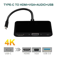 USB Type C To HDMI USB 3.0 Charging Adapter Converter USB-C 3.0 Hub Adapter for MacBook Pro Huawei Mate10,Mate10 pro Samsung S8