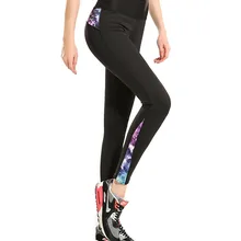 Женские Эластичные Обтягивающие штаны с лоскутным принтом Galaxy для тренировок в тренажерном зале для йоги бега занятий спортом леггинсы для фитнеса дропшиппинг