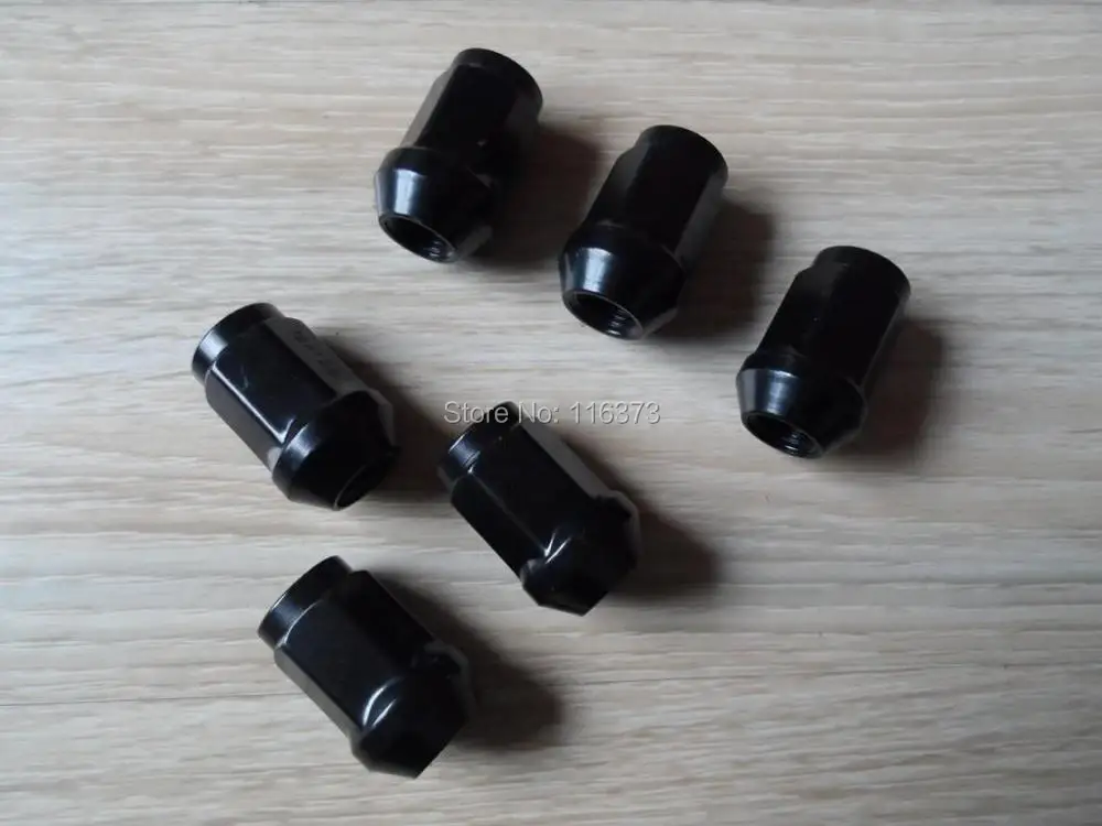 

New 12x1.5x24 lug nuts Chrome/Red/Black Acorn Bulge wheel nut Set of 24 lugnuts closed end for 2004-2006 Chevrolet SSR