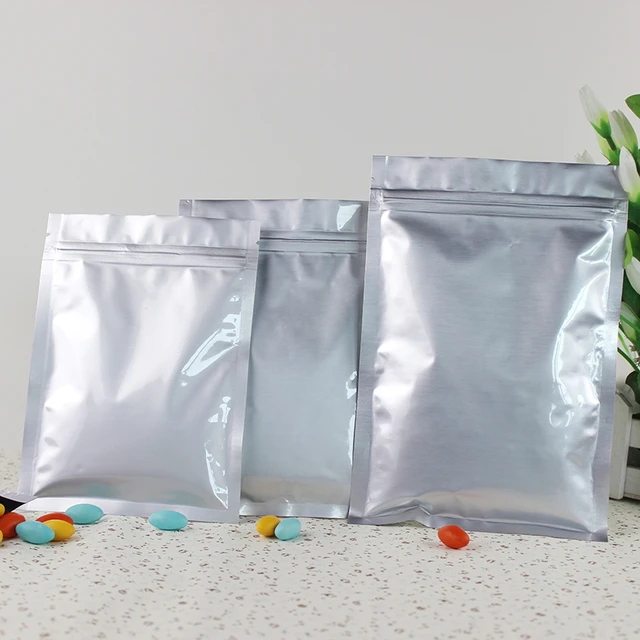 Aluminium on sale zipper bag