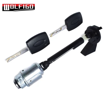

WOLFIGO Front Bonnet Hood Release Lock Assembled Repair Kit Latch With 2 Same Keys For Ford Focus MK2 2004-2012 4M5AA16B970AB