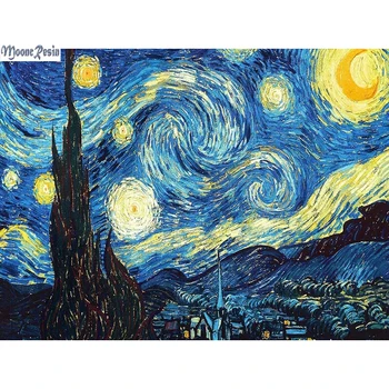 

MOONCRESIN Diy Diamond Painting 5D Diy Diamond Mosaic Full Diamond Embroidery Cross Abstract Painting Decoration Square Gift Kit