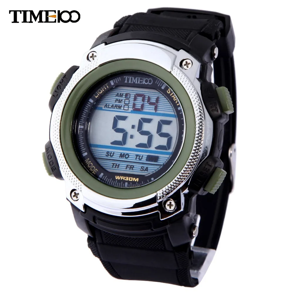 Time100 Youth Digital Sport Watch LED Multifunction Alarm Waterproof