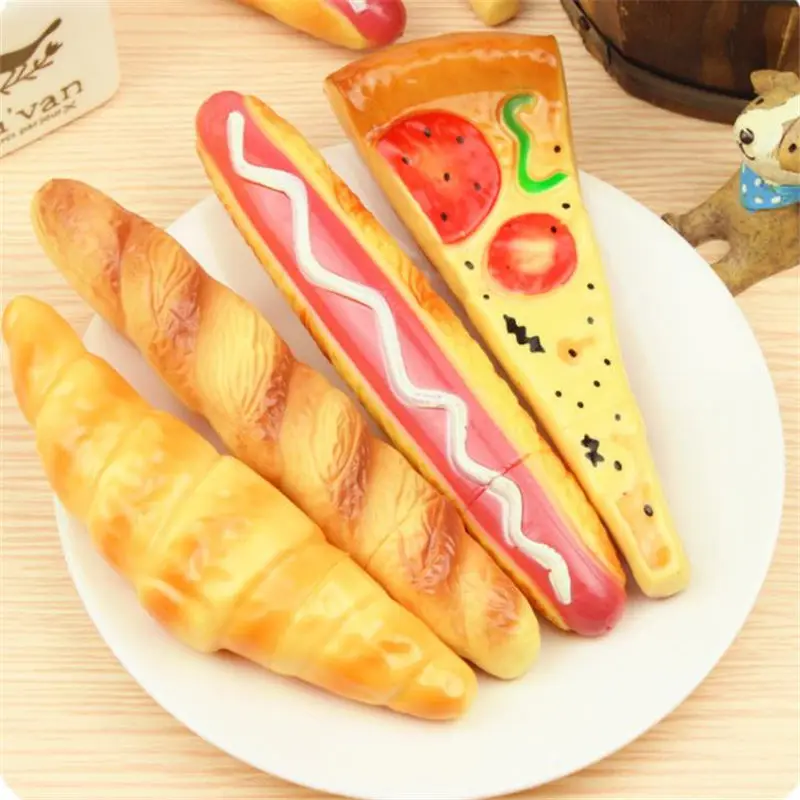 Coloffice Creative Pizza Plastic Ballpoint Pens Bread Ball Pen Caneta Novelty Student Stationery Gift Office School Supplies 1PC |