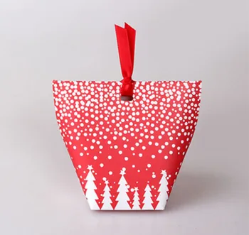 

2017 New 50pcs Christmas snowflake, Christmas tree candy bag, baking cookie, gift box