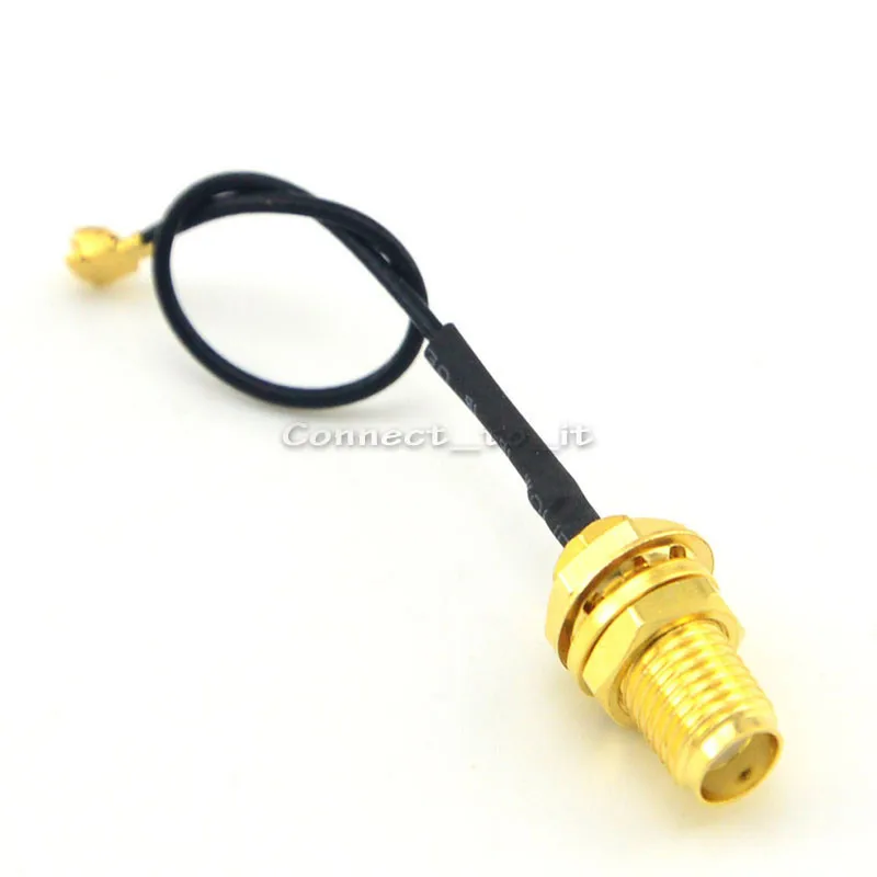 2 Teile/los IPX Zu Rp-sma-buchse WIFI Antenne Kabel 17 Cm + Mini PCI U Fl Mannlichen Smd Stecker