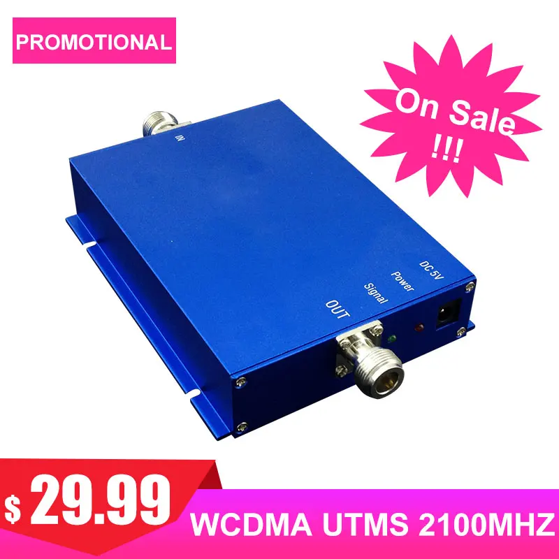 

2100MHz 2G 3G Cellular Signal Booster Signal for Mobile Cellphone Band1 Internet 65dB Communication Network Signal Amplifier -
