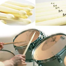 1 Pair Drumstick 5A Drum Sticks Anti-Skid Professional Wooden Drum Sticks Musical Instrument Music Band Accessories Lightweight zildjian 5a acorn neon pink drumstick