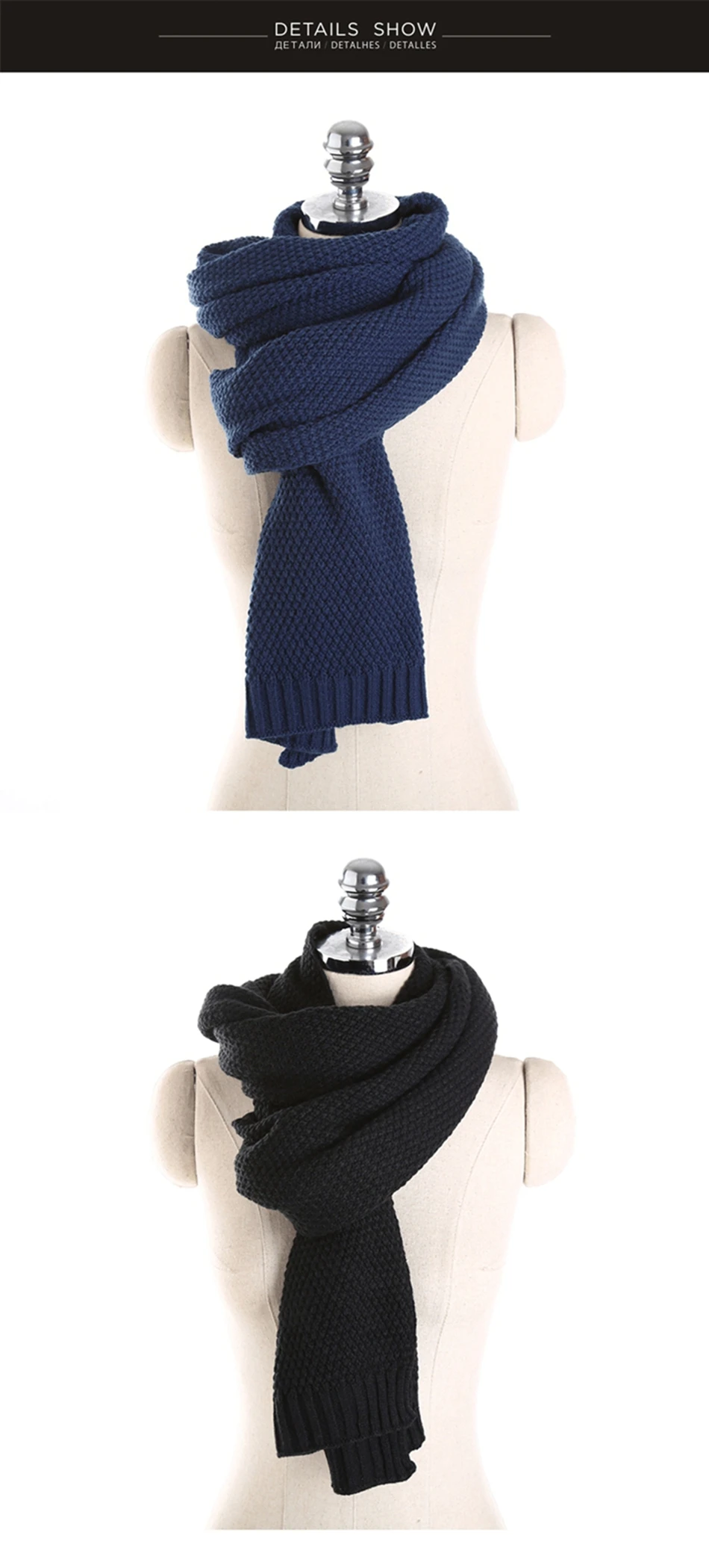 Waliicorners Clothing Accessories Apparel Plaid Women Scarf Winter Warm Thick Hijab Top Quality High Quality Cashmere Casual 11 3_01