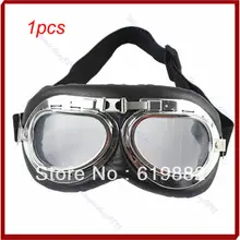1pcs Motorcycle Scooter ATV Driving Goggles Eyewear Glasses Clear Lens