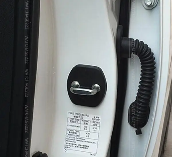 

ACCESSORIES FIT FOR 2014 2015 2016 NISSAN QASHQAI J11 DOOR LOCK COVER BUCKLE CATCH PROTECTOR CHECKER CASE CAP ANTI RUST