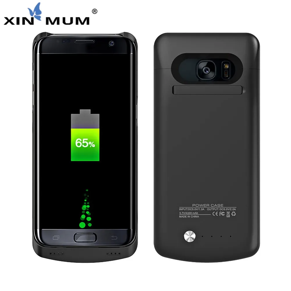 

XIN-MUM External Battery Backup Charger for Samsung Galaxy S7 Battery Charger Case 4200mAh Power Bank Phone Case Cover