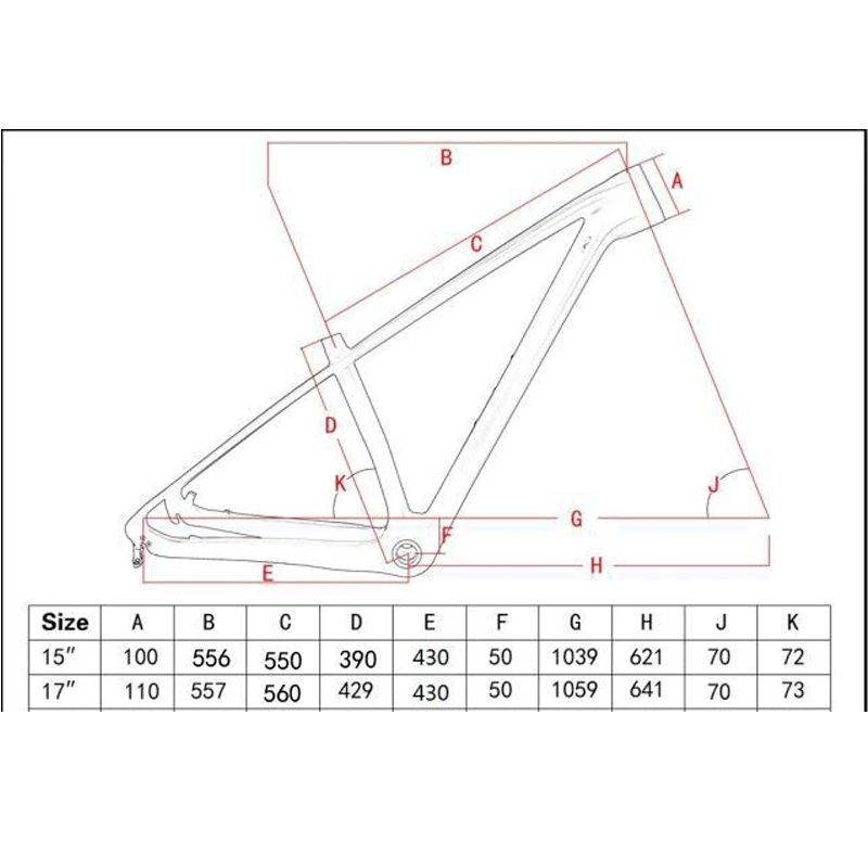 STRIVEUP карбоновая рама для велосипеда дешево 29er bsa Нижний Кронштейн UD t800 Размер 15/17 дюймов mtb рама для горного велосипеда Сделано в Китае