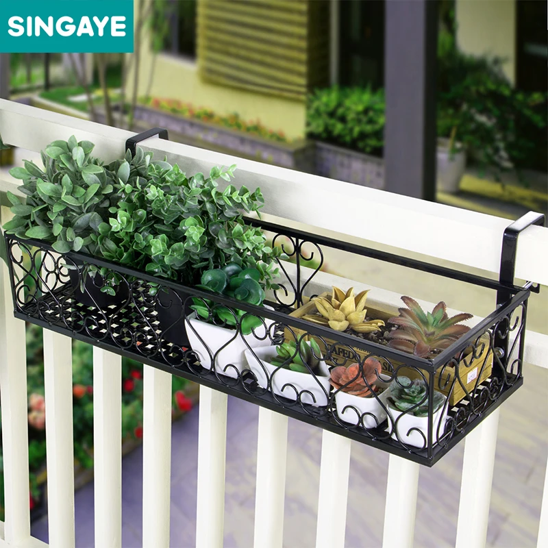 SINGAYE Balcony Plant Storage Shelf for Succulent Flower Plants