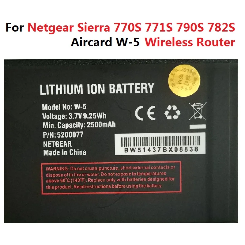 3,7 V Батарея для Netgear Сьерра-Беспроводной маршрутизатор Aircard W-1 W-3 W-5 W-7 W-10 1800 мАч 2000 мАч 2500 мАч 2930 мАч 5040 мАч аккумулятор