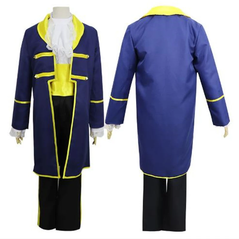 Halloween Cosplay Adult Male Movie Beauty and Beast Prince Adam Costume Beast Fancy Party Cosplay Costume Set Halloween Cosplay Adult Male Movie Beauty and Beast Prince Adam Costume Beast Fancy Party Cosplay Costume Set