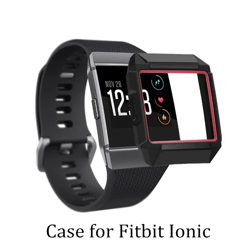 

For Fitbit Ionic Protective Frame Soft Silicone Bumper Case