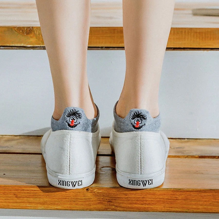 Sommer-Kawaii-Bestickt-Emoji-Frauen-Socken-Fashion-Lustige-Socken-Teen-M-dchen-Gl-cklich-Baumwolle-Nette(5)