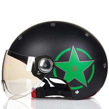 Мотоциклетный шлем полное лицо Мото шлем унисекс для скутера байкера Capacete Мотокросс езда мотоцикл мото с противотуманным козырьком - Цвет: Хаки