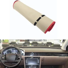 Подходит для VW; Фаэтон 2007- Приборная панель автомобиля Избегайте световых подушек Инструмент платформа Стол Крышка коврик силиконовый Нескользящая задняя поверхность