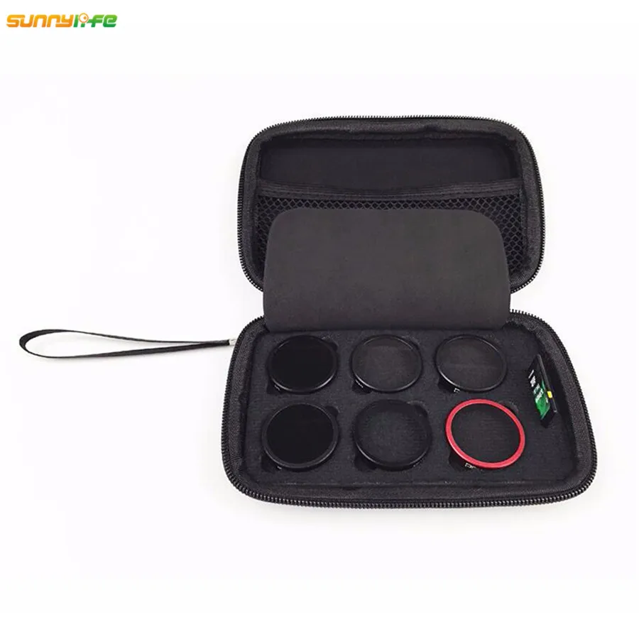 Sunnylife DJI Phantom 4 Filter Lens Storage Bag Shockproof Waterproof Portable Filter Case for DJI Phantom 3 Spare Parts  (4)