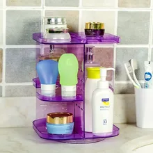 BF050 360 degree rotating desktop skincare cosmetic storage rack bathroom shelf 20*20*25cm