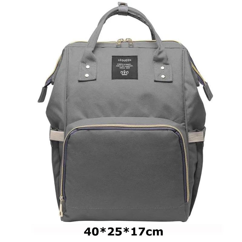 Брендовая дизайнерская модная сумка для подгузников для мам, Большая вместительная сумка для детских подгузников, рюкзак для путешествий, сумка для ухода за ребенком - Цвет: 3