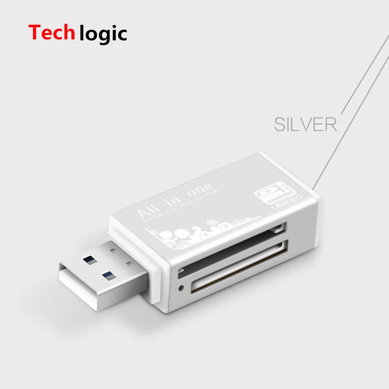 多機能カードリーダーsd Tf Ms Md Pspカードリーダーオールインワンusb 2 0ミニメモリカードリーダー Multi Usb Usb Multiusb C Card Reader Aliexpress
