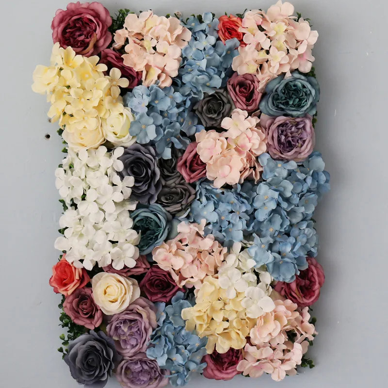Exellent 3.3ft x 3.3ft роскошные свадебные цветок стены цветочный фон Хорошее качество Роза и Гортензии фон для задний план