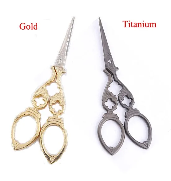 12 см ZAKKA вышивка крестиком Ретро Винтаж античный изысканные Швейные Портной scissor ремесленных DIY бытовые ткани с отделкой сдвига