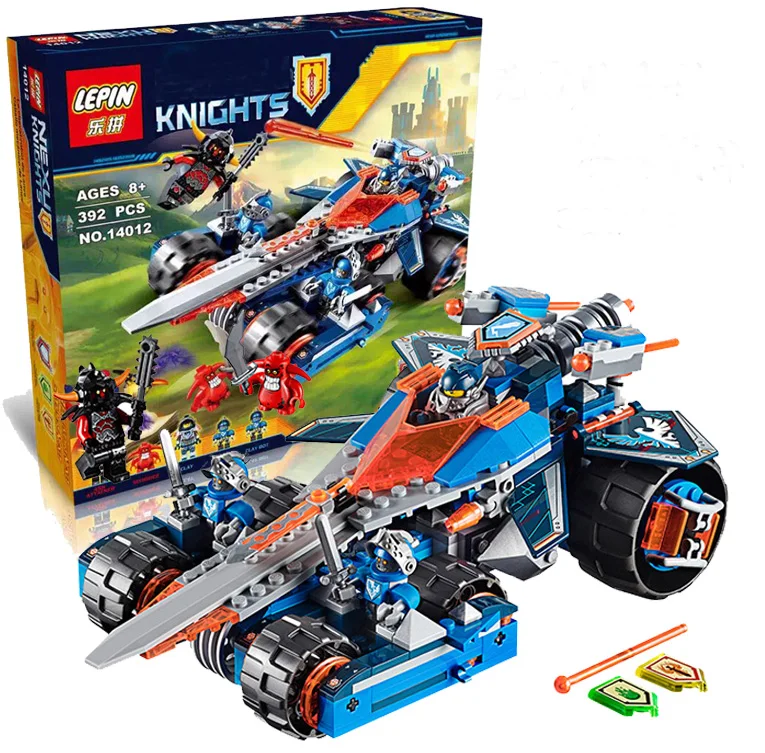 Model building kits compatible with lego Knights Clay s Rumble Blade Jestro Clay Minifigures model building