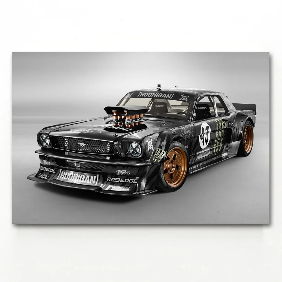 Mustang мышцы автомобиль hot rod автомобилей настенные художественные плакаты и принты