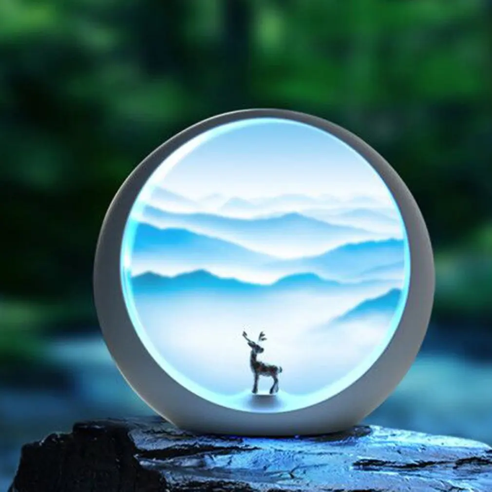 

Warm moon Shape LED Night Light Bedside Lamp Table Light Bedroom Night Light Atomosphere Light 1.5W lamp Drop Shipping Sale