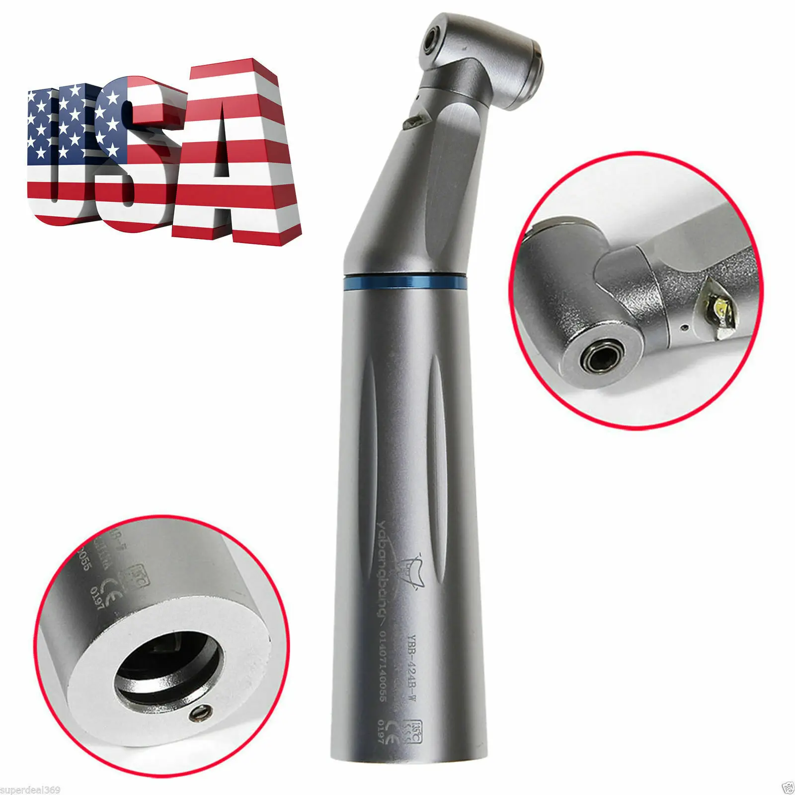 Стоматологическая внутренняя вода низкая медленная скорость Contra angle Handpiece Push type светодиодный/не светодиодный Fit Kavo Nsk