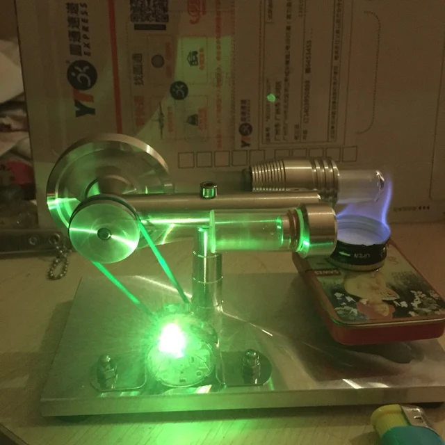 

Stirling engine generator engine External combustion engine generator Power generation experiment