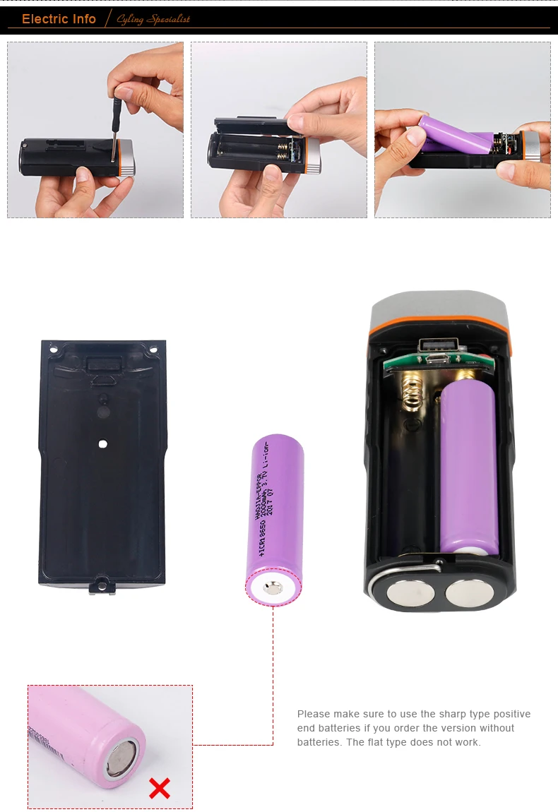 Top Deemount Cycling Front Lighting Bicycle Headlight Front Lamp T6 Cree U2 COB LED Torch Lantern Internal Battery Type USB Charge 9