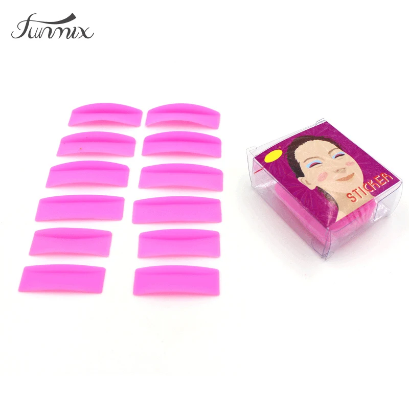 

High Quality Silicone Gasket For Eyelash Perming Kit Apply To Eyelash Curling perm Tools 6 Pairs/pack