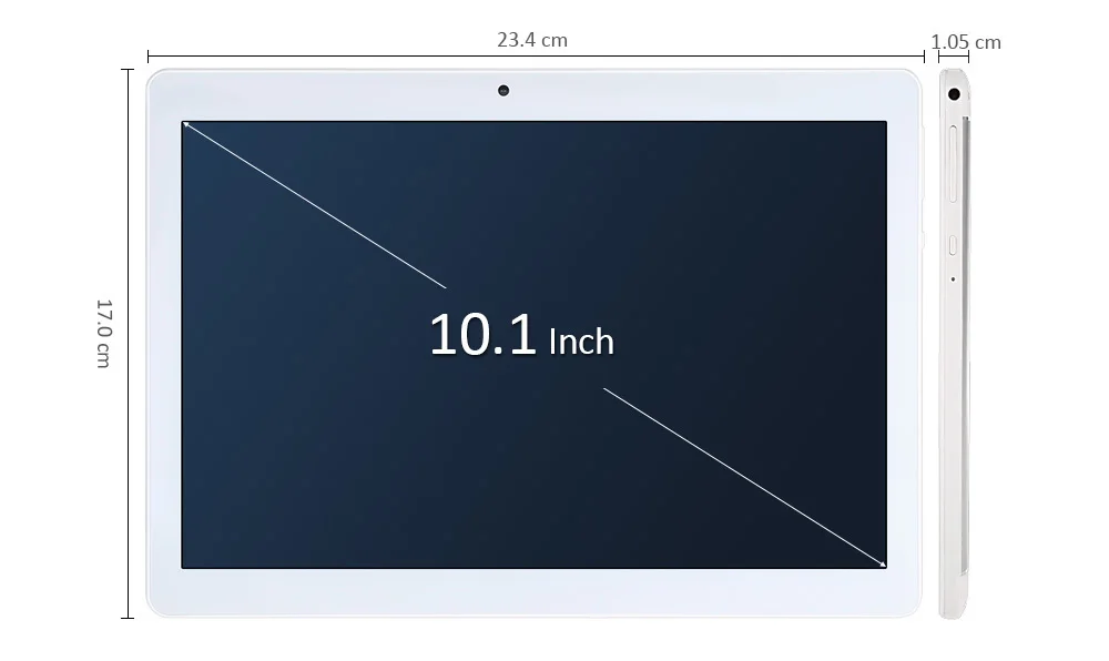 Teclast X10 Quad Core 10.1 inch 3G Phablet Android 6.0 MT6580 1.3GHz 1GB RAM 16GB ROM OTG