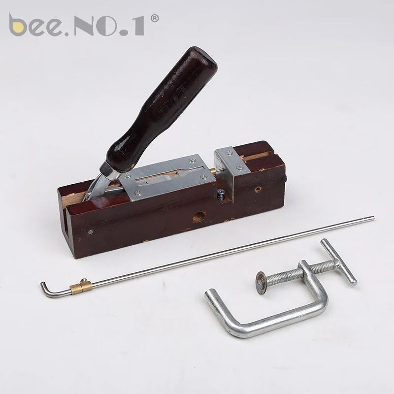 

BEE.NO.1 Beekeeping Tool Equipment Frame Eyelets Puncher Machine Wood Stainless Steel Bee Combs Frames Beekeeping Tool