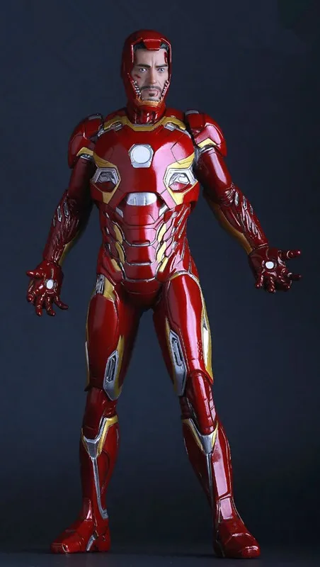 

HKXZM Movie Figure 30CM Iron Man MARK XLV Limited Edition PVC Figure Collectible Model Toy Gift