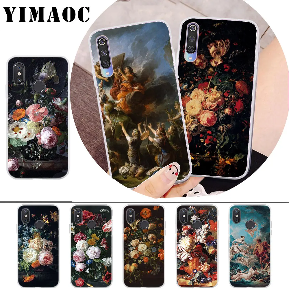 

YIMAOC painting flower Butterfly In a Vase aesthetic Art Soft Case for Xiaomi Mi 6 8 9 SE A1 A2 Lite pocophone f1 5X 6X MAX 3 2S