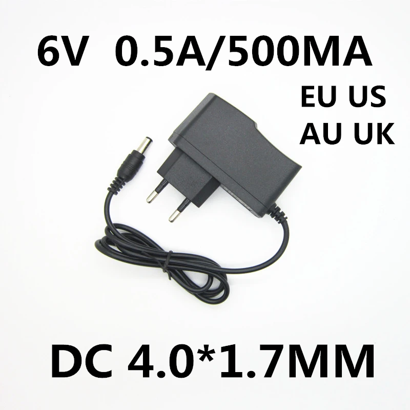 6v 0.5a 500ma Ac Dc Power Supply Adapter Charger 6 V Volt For Omron I-c10  M4-i M2 M3 M5-i M7 M10 M6 M6w Blood Pressure Monitor - Switching Power  Supply - AliExpress
