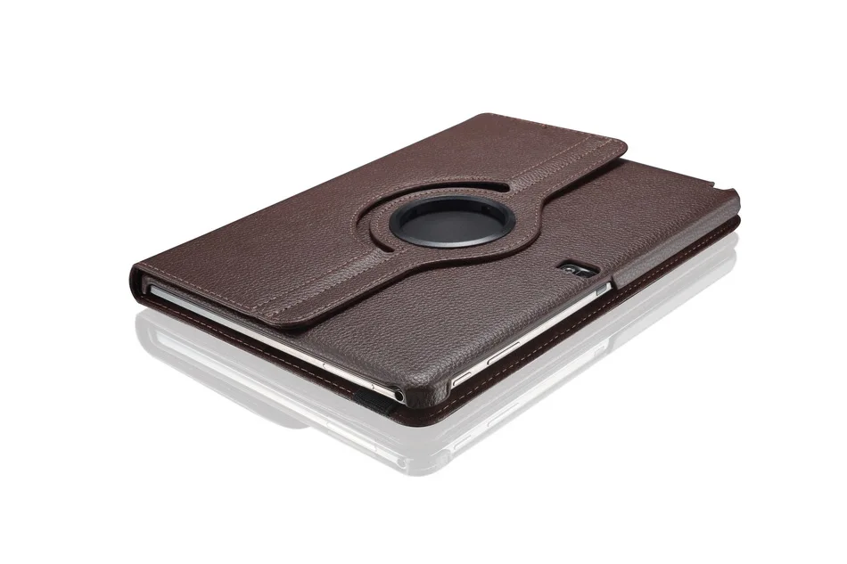 Чехол из искусственной кожи с поворотом на 360 градусов для samsung Galaxy Note 10,1 Edition с функцией подставки SM-P600 SM-P601 чехол для планшета - Цвет: Коричневый